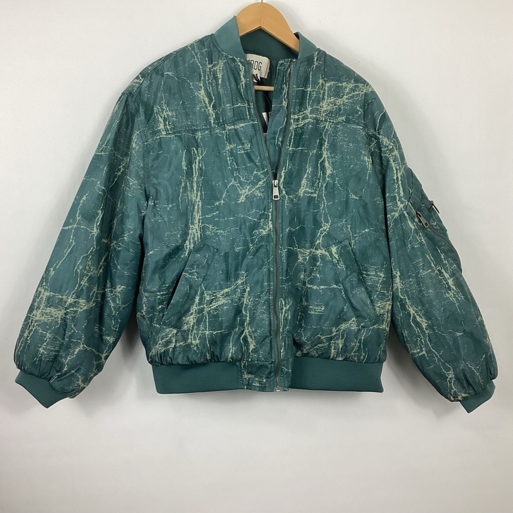BDG Marcy Nylon Bomber Jacket Size S NWT